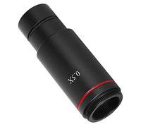 HUSHUI Objectif Adaptateur de Caméra de Microscope à Monture 0,5X C, Verre Durable, d'image Claire pour Utilisation au Microscope, Diamètre 25mm, 1 unité