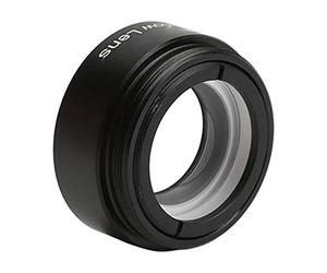 HUSHUI Objectif Auxiliaire 5X Barlow pour Utilisation au Microscope Haute clarté, Alliage D'aluminium Durable, 1 unité, adapté aux Observations Astronomiques