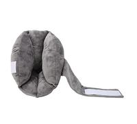 HUSHUI Oreiller Protecteur de Coussin de Talon, Ceinture élastique Réglable pour Soulager la Pression et Protéger la Peau, avec Housse en Flanelle Douce pour les Patients Alités et les