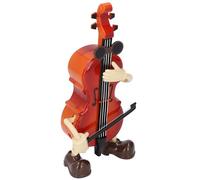 HUSHUI Ornement de la Boîte de Musique Clockwork Driving Vintage Musical Musical Instrument Box Decor Ornement (Violoncelle)