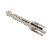 HUSHUI Outil D'assemblage Rapide D'extrémités de Tige Argent pour Une Installation sans Effort de Rotule de Voiture RC pour SCX10 II III Capra Ryft Gen 7 Iron 1 unité
