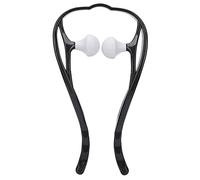 HUSHUI Outil de Massage du Cou pour Soulager les Douleurs et Tensions du Cou avec un Design Ergonomique pour les Employés de Bureau et les étudiants, 18 X 34 X 2 cm. (Noire)