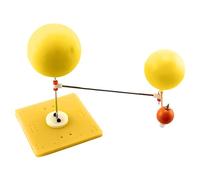 HUSHUI Outil de Modèle Scientifique DIY Earth Moon Sun pour Un Enseignement Intuitif et Une Expérience d'apprentissage Pratique, Plastique de Haute qualité, Couleur Aléatoire