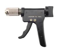 HUSHUI Outil de Rotation Rapide du Pistolet, Outil de Déverrouillage de Tête Magnétique en Acier Inoxydable avec Fonction D'inversion pour Automobile et Serrurier