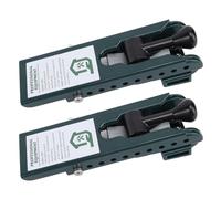 HUSHUI Outil D'installation de Revêtement de Revêtement de 2pcs, Jauge de Revêtement en Acier en Carbone Haut
