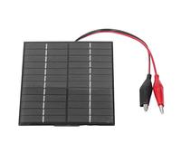 HUSHUI Panneau Solaire 2 W 12 V, Chargeur Solaire en Polysilicium Haute efficacité pour Projets de Bricolage Portables 5,4 X 4, Pouces