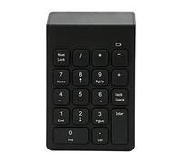 HUSHUI Pavé Numérique sans Fil 2.4G, Conception Compacte, Silencieuse et Légère pour Les Comptables Bancaires, pavé Numérique à 18 Touches en ABS Durable