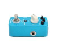 HUSHUI Pédale D'effet de Chœur de Basse avec True Bypass pour les Joueurs de Guitare électrique, Design Compact en Métal Bleu