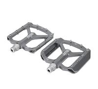 HUSHUI Pédales de Vélo de Montagne en Alliage D'aluminium Repose-Pieds Durable pour Un Cyclisme Confortable-léger Antirouille 2 Pièces Rouge (Argent)