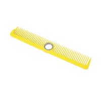 HUSHUI Peigne de Barbier Professionnel avec Centre de Rotation Fidget pour un Coiffage et une Coupe Effort, Plastique Durable, 21x3,5 Cm (Jaune)