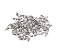 HUSHUI Perles D'espacement D'aile de 50 Pièces, Perles D'espacement en Alliage de Zinc de Forme de Coeur de Style D'aile D'ange pour la Fabrication de Bijoux à Bricoler Soi-même