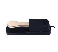 HUSHUI Piano Universel en Métal à Pédale de Maintien, Support de Clavier électronique Léger et Accessoires Portables (Or)