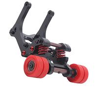 HUSHUI Pièces de Mise à Niveau RC à Quatre Roues, Roue Durable de Haute qualité pour Camions Monstres XMAXX, Taille 150 Mm, quantité : 1 (Rouge)
