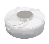 HUSHUI Piège à Mouches électrique, Capteur Antiparasitaire alimenté par USB avec Conception Détachable et Batterie Rechargeable, pour Cuisine, Restaurant, Hôtel, Cantine (Blanche)