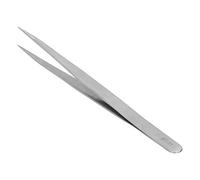 HUSHUI Pince à Greffer des Cils en Acier Inoxydable, avec Pointes Pointues, pour une Application Facile des Faux Cils, Outil Portable (Manche fin ST-11)