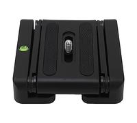 HUSHUI Plaque de Type Z, Interface à Vis 1/4 3/8 Légère et Durable en Alliage D'aluminium ABS, avec Stabilisateur de Haute Précision pour Trépied D'appareil Photo Numérique SLR