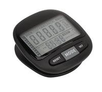 HUSHUI Podomètre 3D, Compteur de Pas Précis pour Le Suivi de la Condition Physique et L'établissement D'objectifs, pour Hommes, Femmes, Enfants, Personnes âgées, ABS Léger