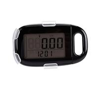 HUSHUI Podomètre 3D, Compteur Précis à Clip pour la Marche, la Course à Pied, Les Personnes âgées avec Grand écran 70x44x31mm