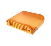 HUSHUI Porte-couteau de Cuisine, Bloc de Rangement Mural Transparent et Durable pour Gagner de L'espace, Utilisation en Cuisine 21x22.5x5.5cm (Jaune)