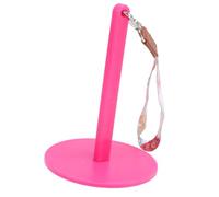 HUSHUI Porte-Fil de Poignet Portable, Support Compact et Léger pour Boules de Fil pour le Tricot et le Crochet, avec Sangle Confortable pour Petites et Grandes Boules de (Rose Rouge)