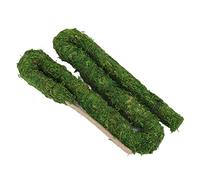 HUSHUI Poteau en Mousse Naturelle pour Une Croissance Rapide des Plantes avec Conception Pliable pour Plantes Grimpantes et Vignes 48,4" en Aluminium et Corde en Sisal
