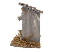 HUSHUI Poulailler Miniature de Jardin pour Accessoires de Maison de Poupée 1/12, Poulailler Léger et Durable, Modèle en Bois, Parfait pour Les Enfants.