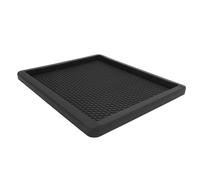 HUSHUI pour Un Mini-Plat par Satellite, Un Protecteur D'antenne à Choc en Silicone avec évent intégré, pour Une Utilisation en Extérieur Intérieure (Noir)