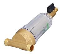HUSHUI PréFiltre Compact de Filtre à Eau de Sédiment Durable pour L'approvisionnement en Eau Domestique Acier Inoxydable 316L 20.2oz