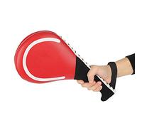 HUSHUI PU Taekwondo Pad, Coussinet de Cible de Pied Durable pour L'entraînement de Frappe, Idéal pour Le Sanda et Le Boxing, Disponible en Rouge et Bleu, 1 Pièce (Rouge)
