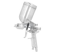 HUSHUI Pulvérisateur de Peinture à Air G1/4, Outil d'alimentation par gravité à Haute efficacité pour L'automobile et Le Travail du Bois, Aluminium 400ML