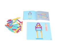HUSHUI Puzzle Arithmétique Assorti de Formes pour Enfants, Jouets éducatifs, Blocs de Construction et Activités Amusantes à Partir de 3 Ans, en Bois