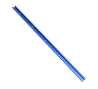 HUSHUI Rail en T de 500mm, Profil à Double Coupe en Alliage D'aluminium avec Trous Pré-percés, pour Table de Routeur, établi, Outils de Travail du Bois, 2 Pièces