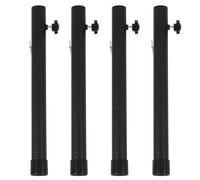 HUSHUI Rallonges de Pieds de Table, Rehausseurs Réglables en Acier de 44 Cm pour Tables et Bureaux Pliants Offrant stabilité et Confort