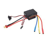 HUSHUI RC sans Balais ESC 60A, étanche, Haute Performance, Forte Résistance au Courant, pour Voitures RC 1/10 1/12 /16, Alliage D'aluminium et Plastique