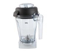 HUSHUI Récipient Mélangeur 48oz, Pichet Multifonctionnel en Caoutchouc ABS Transparent pour un Mélange Lisse, Frappes Glacées, Soupes et Desserts