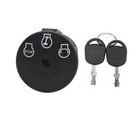 HUSHUI Remplacement du Commutateur D'allumage du Démarreur avec 2 Clés pour Moteur de Tondeuse, Commutateur de Démarrage Durable pour une Installation Facile
