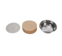 HUSHUI Remplacement du Panier de Filtre 54 Mm, Filtres à café à écran de Rondelle en Acier Inoxydable pour Panier de Portafilter, Accessoires de Machine à café (Tasse unique)