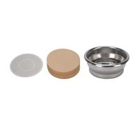 HUSHUI Remplacement du Panier de Filtre 54 Mm, Filtres à café à écran de Rondelle en Acier Inoxydable pour Panier de Portafilter, Accessoires de Machine à café (2 tasse)
