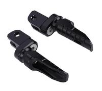 HUSHUI Repose-pieds Avant de Moto, Repose-pieds de Remplacement en Aluminium anodisé CNC 6063 pour G310R 2017 2025 et G310RR 2023 2025, avec Surface Texturée pour une Traction et une (Noir)