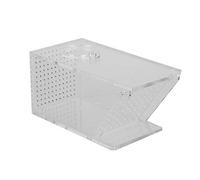 HUSHUI Réservoir de Poissons D'aquarium en Acrylique, Boîte de Piège à Crabe à Sens Unique avec Conception Transparente pour Attraper des Crevettes et d'autres Objets Vivants