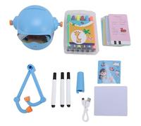 HUSHUI Robot de Dessin Interactif Jouet, Robot de Peinture Auto éducative Smart avec 100 Cartes de Mots 12 Stylos de Couleur, Idéal pour Les Enfants