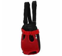 HUSHUI Sac à Dos de Poitrine pour Animaux de Compagnie, Support Avant Léger et Réglable pour Chiens et Chats, Parfait pour la Randonnée et Les Voyages, Matériau en Nylon, 1 unité (S)