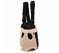 HUSHUI Sac à Dos de Poitrine pour Animaux de Compagnie, Support Avant Léger et Réglable pour Chiens et Chats, Parfait pour la Randonnée et Les Voyages, Matériau en Nylon, 1 unité (S)
