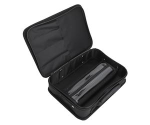 HUSHUI Sac à Outils de Barbier, étui de Transport Portable pour Coiffeur avec Couche de Ciseaux Séparée, Organisateur de Rangement de Grande capacité pour Kit de Toilettage de Coupe de