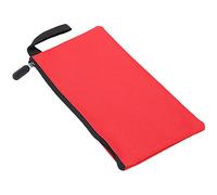 HUSHUI Sac à Outils en Toile, Pochette de Rangement Portable avec Tissu Polyester 600D Robuste, pour Outils et Articles (Rouge)