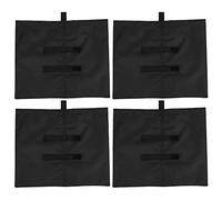 HUSHUI Sacs de Sable en Tissu Oxford Durables 4 Pièces pour la stabilité de la Tente et Les Activités de Plein Air de Pondération du Parapluie, Noir, Grande capacité, étanche