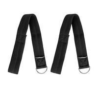 HUSHUI Sangles de Poignet de sécurité pour Poussette de bébé à Ajustement Universel, Laisse de Mains 2 Pièces pour Landau, Sangles de sécurité pour Poussette, 38 X 450 Mm (Noir)