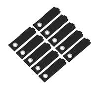 HUSHUI Sangles de Rangement 10 Pièces pour Organiser les Cordons et les Outils, Conception de Boucle à Crochet Durable pour le Garage et la Maison, Construction en PP et en Métal Résistant aux (L)