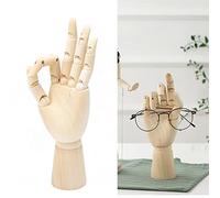 HUSHUI Sculpture de Modèle à Main Articulée pour Exposition et Décoration Artistique, Modèle d'artiste en Bois de Pin Naturel, Durable et Réglable, 1 unité