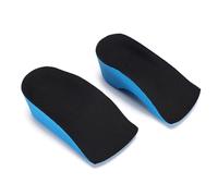 HUSHUI Semelles Intérieures Rehaussantes, Inserts de Chaussures Confortables en PU avec Absorption des Chocs à Haute Résilience, pour Femmes et Hommes pour Augmenter la Hauteur de 2 (4 cm)